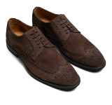 Sapato Masculino Derby Brogue Degli Café